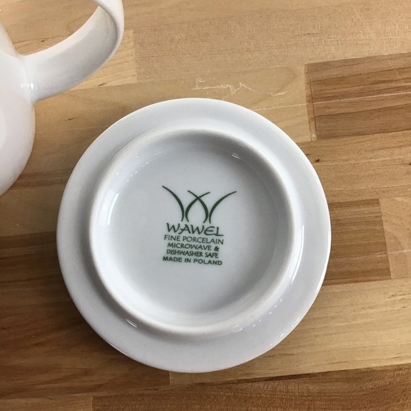 WAWEL fine porcelaine made in Poland mug tea cup coffee with drainer lavender - Picture 9 of 13